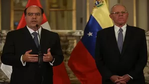 Pedro Pablo Kuczynski y Julio Borges. Foto: Presidencia