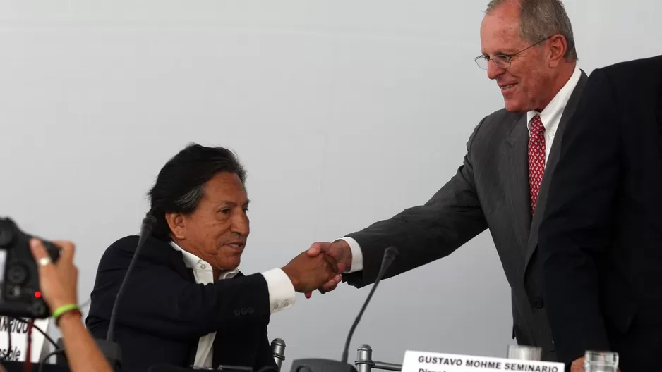 Presidente Pedro Pablo Kuczynski y Alejandro Toledo. 