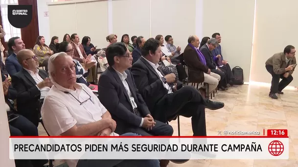 Precandidatos rechazan chalecos antibalas en elecciones/ América Noticias