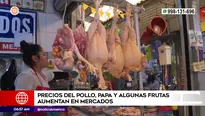 Precios de alimentos aumentan en mercados. Foto y video: América Noticias