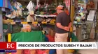 Precios de productos se elevaron en mercados