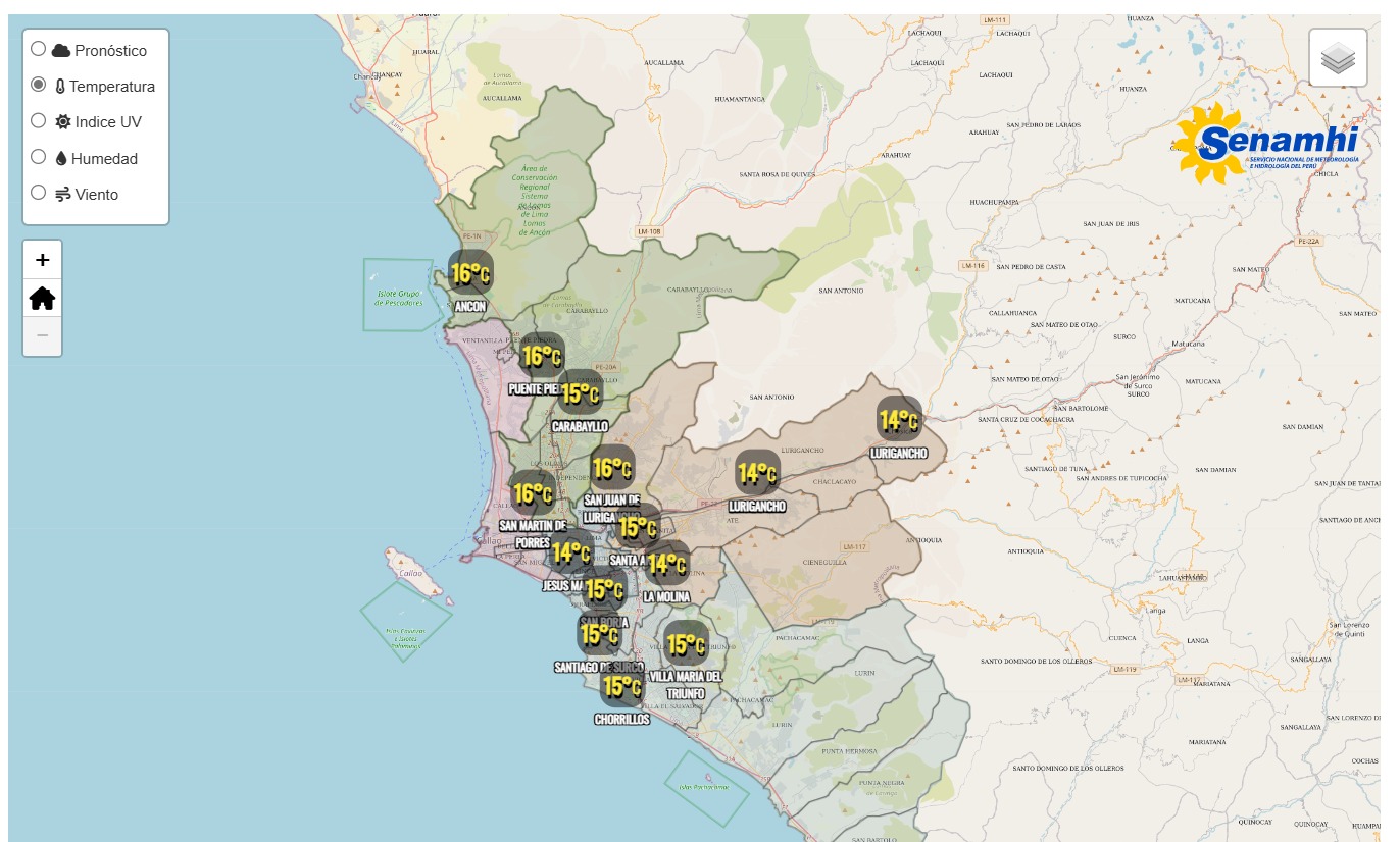 Clima en Lima: El pronóstico del tiempo para los distritos de la capital este 4 de julio