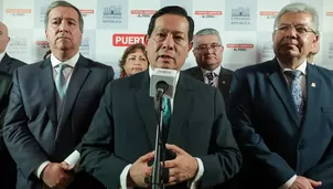 Premier Arana agradeció a los congresistas por el voto de confianza. Foto: PCM. Video: Canal N