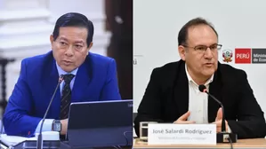 Arana habla de la renuncia de Salardi pero no aclara motivos. Foto y video: Canal N/Andina