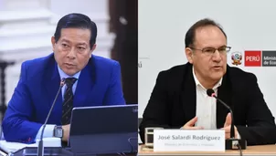 Arana habla de la renuncia de Salardi pero no aclara motivos. Foto y video: Canal N/Andina