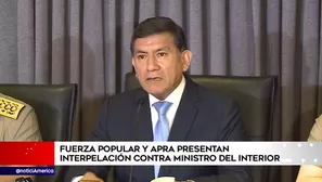 El ministro Morán negó que se realice 'chuponeo' a determinados personajes. Foto: captura de TV