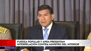 El ministro Morán negó que se realice 'chuponeo' a determinados personajes. Foto: captura de TV