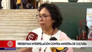 La ministra Balbuena se encuentra en el Congreso exponiendo el presupuesto para su sector. Foto: captura de TV