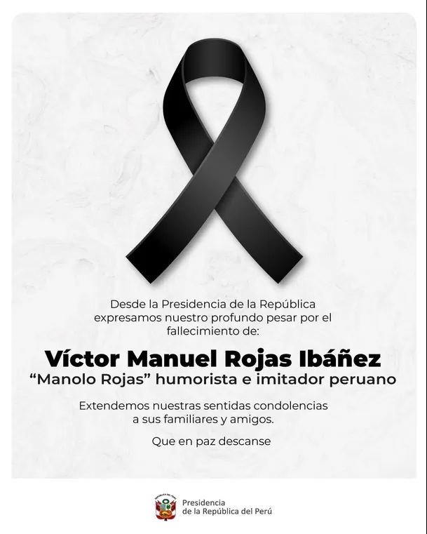 Falleció reconocido comediante Manolo Rojas