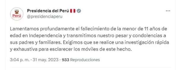 Imagen: Twitter/Presidencia de la República. Imagen: Twitter/Presidencia de la República.