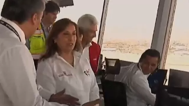 Presidenta de la República participó de la inauguración de pista de aterrizaje y torre de control / Foto: TV Perú