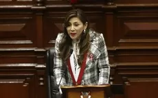 Lady Camones rechaza expresiones del presidente Castillo - Noticias de lady-camones
