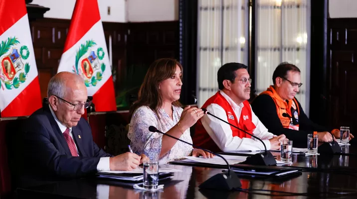 Conferencia de prensa Dina Boluarte / Foto: Presidencia del Perú Conferencia de prensa Dina Boluarte / Foto: Presidencia del Perú