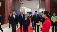 Dina Boluarte: Presidenta llegó junto a la delegación oficial a Shenzhen en China