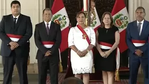 Presidenta Boluarte tomó juramento de los cuatro nuevos ministros / Fuente: Canal N