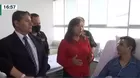 Presidenta Dina Boluarte visitó a policías heridos en manifestaciones