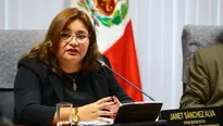 Janet Sánchez observó la presentación de la demanda de amparo de Daniel Salaverry. Foto: El Comercio