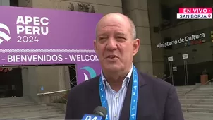 Carlos Chávez, presidente APEC Perú 2024. Foto y video: Canal N