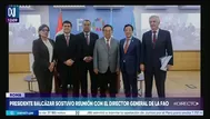 José Balcázar sostuvo una reunión con el director general de la FAO en Roma