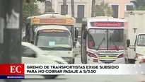 Transportistas realizarán paro.