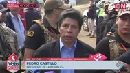 Presidente Castillo: Hago un llamado para que se tome con prudencia y respeto los resultados