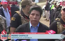 Presidente Castillo: Hago un llamado para que se tome con prudencia y respeto los resultados - Noticias de chavo-godinez