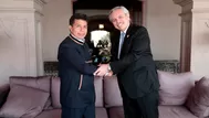 Pedro Castillo se reunió en Chile con su par de Argentina