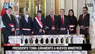 Nuevos miembros del gabinete Torres. Canal N