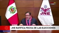 JNE sobre elecciones generales. América Noticias