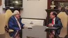 Presidente José María Balcázar se reunió con Julio Velarde