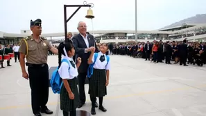 Presidente PPK inauguró el año escolar. Foto: Agencia Andina