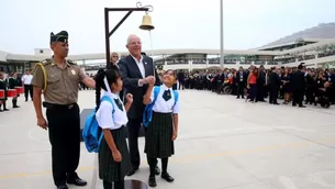 Presidente PPK inauguró el año escolar. Foto: Agencia Andina