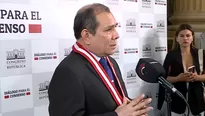 Javier Arévalo, presidente del Poder Judicial. Video: Canal N