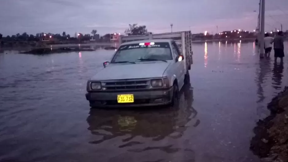 Inundaciones en Ica. Foto: América Noticias