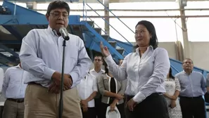 Elmer Cuba y Keiko Fujimori. Foto: Perú21 