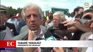 Tabaré Vásquez sobre asilo. Foto: captura de TV