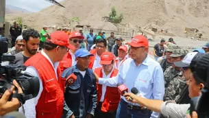 Vizcarra se comprometió ayudar al padre cuyo hijo de 4 años está desaparecido. Foto: Presidencia