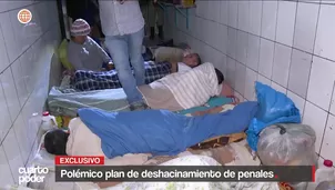 Ministerio de Justicia impulsa un polémico plan para liberar a internos por delitos menores con el fin de reducir el hacinamiento en los penales. Video: Cuarto Poder