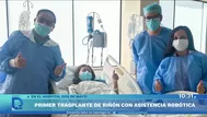 Primer trasplante de riñón con robot en el Hospital 2 de Mayo