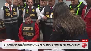 Alias El monstruo: Estas son sus primeras palabras ante las autoridades tras llegar al Perú. Foto y video: América Noticias