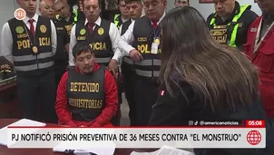 Alias El monstruo: Estas son sus primeras palabras ante las autoridades tras llegar al Perú. Foto y video: América Noticias