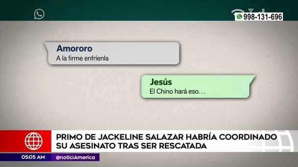 Caso secuestro de Jackeline Salazar. Foto: Unidad de investigación