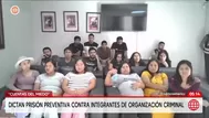 Prisión preventiva para banda criminal Las cuentas del miedo