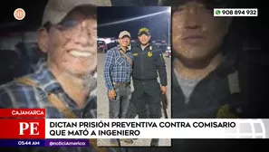 Prisión preventiva contra comisario que mató a ingeniero en Cajamarca. Foto y video: América Noticias