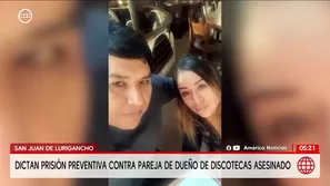 Dictan prisión preventiva contra pareja de dueño de discotecas asesinado. Foto y video: Unidad de investigación