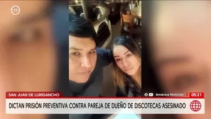Dictan prisión preventiva contra pareja de dueño de discotecas asesinado. Foto y video: Unidad de investigación