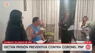 Prisión preventiva para coronel PNP por robo de lingote de oro