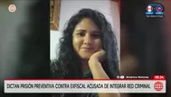 Prisión preventiva para exfiscal acusada de integrar red criminal