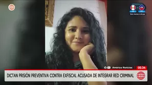 Dictan prisión preventiva contra exfiscal acusada de integrar red criminal. Foto y video: Unidad de investigación