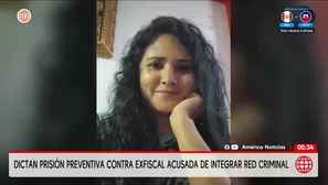 Dictan prisión preventiva contra exfiscal acusada de integrar red criminal. Foto y video: Unidad de investigación